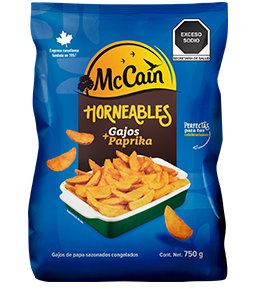 McCain Papas Gajo Sazonadas con Paprika 750 g